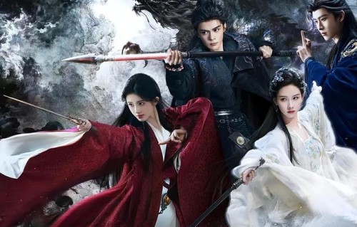 《月鳞绮纪》明天开播，陈都灵携手鞠婧祎，魅惑造型让人眼前一亮